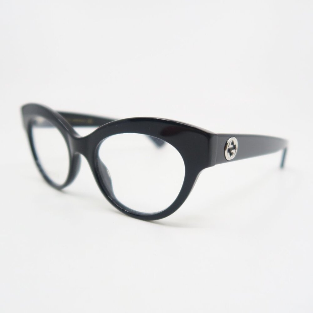 Gucci GG0030O 00 49mm. Black, Cat Eye, New Women's Eyeglasses. - Picture 3 of 9